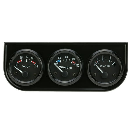 Tomshine 52mm Electronic Triple Gauge Kit Oil Pressure Water Gauge Voltmeter 3 in 1 Car Motorcycle Meter
Tomshine 52mm Electronic Triple Gauge Kit Oil Pressure Water Gauge Voltmeter 3 in 1 Car Motorcycle Meter