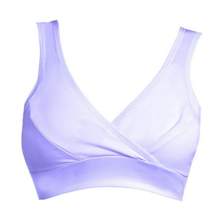 Hazel Tech Womens Nursing Maternity Bra Front Wraps Breathable Wire Free Sleep Nursing Bra Breastfeeding Tank Maternity Bras
Hazel Tech Womens Nursing Maternity Bra Front Wraps Breathable Wire Free Sleep Nursing Bra Breastfeeding Tank Maternity Bras