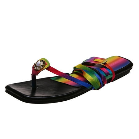 Lace up Sandals Tie Up Dress Summer Flat Sandals for Women Colorful Strappy Open Toe Flat Sandals
Lace up Sandals Tie Up Dress Summer Flat Sandals for Women Colorful Strappy Open Toe Flat Sandals