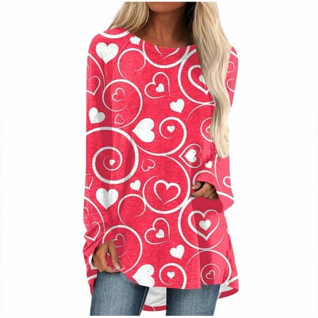 QIPOPIQ Shirts for Women ClearanceWomen s Printed T-shirt Long Sleeves Blouse Round Neck Casual Tops Sweatshirt
QIPOPIQ Shirts for Women ClearanceWomen s Printed T-shirt Long Sleeves Blouse Round Neck Casual Tops Sweatshirt