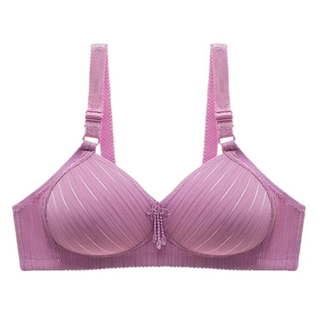 YWDJ Maternity Bras Women No Rims Comfortable Three Breasted Adjust Solid Color Bra Purple S
YWDJ Maternity Bras Women No Rims Comfortable Three Breasted Adjust Solid Color Bra Purple S