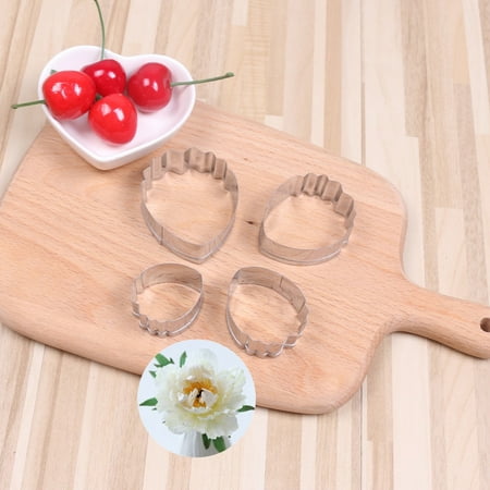 Tiezhimi Household Cartoon Stainless Steel Baking Mould Peony 4PC Cutting Mould
Tiezhimi Household Cartoon Stainless Steel Baking Mould Peony 4PC Cutting Mould