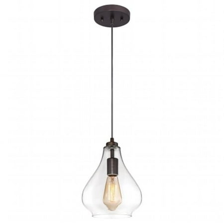 One Light Bronze with Glass Adjustable Mini Pendant 60.25 in. 
One Light Bronze with Glass Adjustable Mini Pendant 60.25 in.