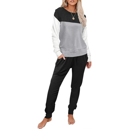HAN Womens 2022 Colock Block/Striped/Tie Dye Print Pajama Sets Long Sleeve Pjs Sleepwear Lounge Sets with Pocketed
HAN Womens 2022 Colock Block/Striped/Tie Dye Print Pajama Sets Long Sleeve Pjs Sleepwear Lounge Sets with Pocketed
