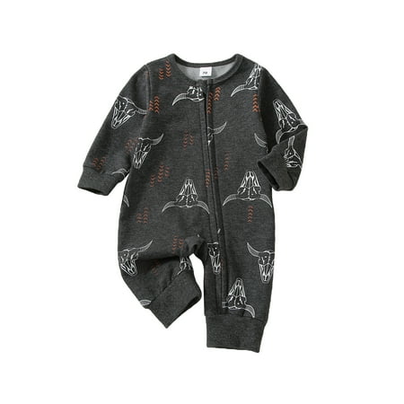 sdghg Baby Girl Boy Romper Long Sleeve Round Neck Cartoon Ox Head Print Casual Fall Spring Long Jumpsuit
sdghg Baby Girl Boy Romper Long Sleeve Round Neck Cartoon Ox Head Print Casual Fall Spring Long Jumpsuit