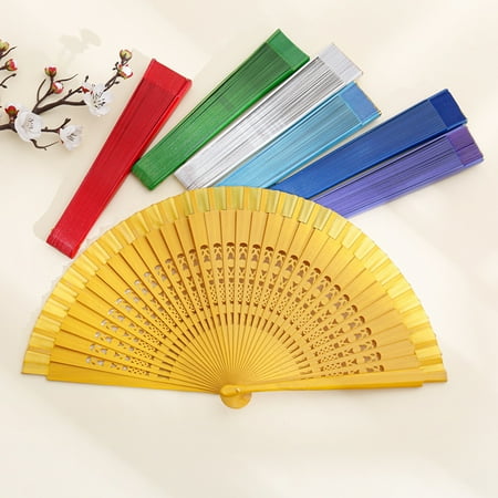 Honrane Folding Fan Traditional Chinese Style Solid Wood Pure Color Carved Ribs Portable Gift Stage Performance Dancing Fan Party Supplies
Honrane Folding Fan Traditional Chinese Style Solid Wood Pure Color Carved Ribs Portable Gift Stage Performance Dancing Fan Party Supplies