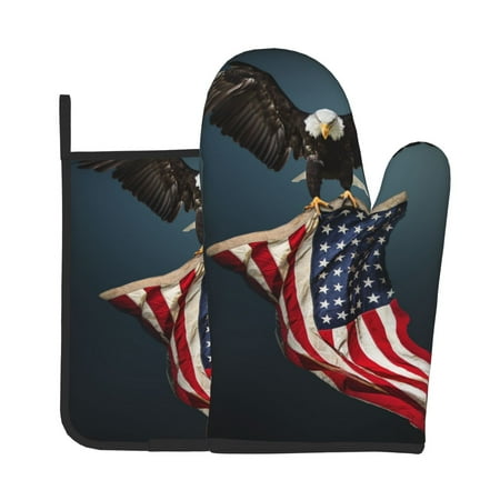 Bingfone American Flag Print Oven Mitts Pot Holders Set 2 PCS for Kitchen for Cooking Grilling Baking BBQ Pot Holders Cook Essentials
Bingfone American Flag Print Oven Mitts Pot Holders Set 2 PCS for Kitchen for Cooking Grilling Baking BBQ Pot Holders Cook Essentials