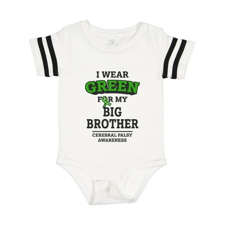 Inktastic I Wear Green for My Big Brother for Cerebral Palsy Gift Baby Boy or Baby Girl Bodysuit
Inktastic I Wear Green for My Big Brother for Cerebral Palsy Gift Baby Boy or Baby Girl Bodysuit