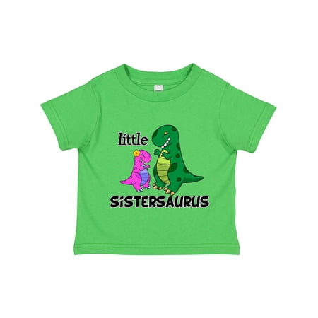 Inktastic Little Sistersaurus Gift Toddler Toddler Girl T-Shirt