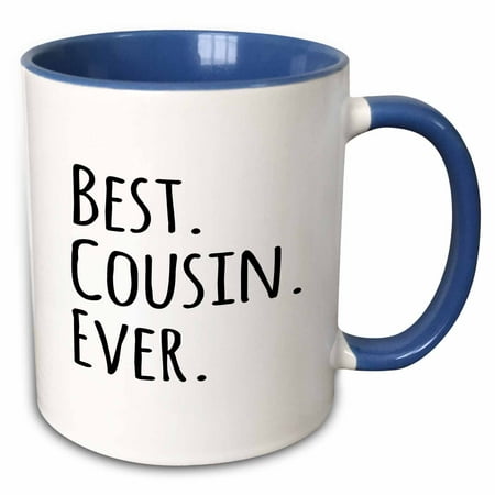 3dRose Best Cousin Ever - Gifts for family and relatives - black text - Two Tone Blue Mug 15-ounce
3dRose Best Cousin Ever - Gifts for family and relatives - black text - Two Tone Blue Mug 15-ounce