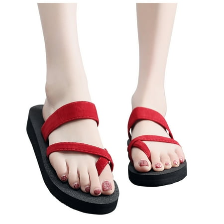 PEASKJP Sandals for Women Casual Summer Women Flat Fashionable Sandals Summer Beach Pointy ToeSlippers Sandals forWomen Red 7
PEASKJP Sandals for Women Casual Summer Women Flat Fashionable Sandals Summer Beach Pointy ToeSlippers Sandals forWomen Red 7