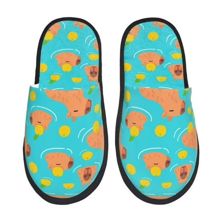 House Slippers for Women Men - Swim Capybaras Orange Warm Non-slip Mens Womens Slippers Cozy Slip-on House Shoes Bedroom Outdoor Indoor Slippers for Men
House Slippers for Women Men - Swim Capybaras Orange Warm Non-slip Mens Womens Slippers Cozy Slip-on House Shoes Bedroom Outdoor Indoor Slippers for Men