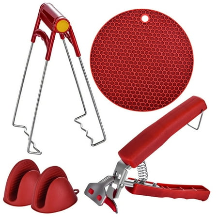 Benafini 5Pcs Anti-Scalding Bowl Clips Pan Gripper Clip Gloves Dish Pad Kitchen Tongs Kit
Benafini 5Pcs Anti-Scalding Bowl Clips Pan Gripper Clip Gloves Dish Pad Kitchen Tongs Kit
