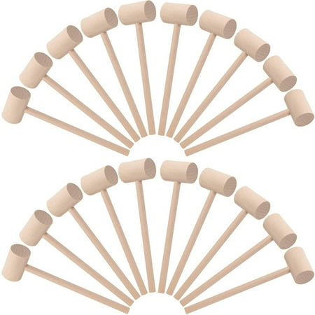 36 Pieces Wooden Crab Lobster Mallets Seafood Shellfish Crab Wood Hammers Mallets for Cracking Seafood Supplies
36 Pieces Wooden Crab Lobster Mallets Seafood Shellfish Crab Wood Hammers Mallets for Cracking Seafood Supplies