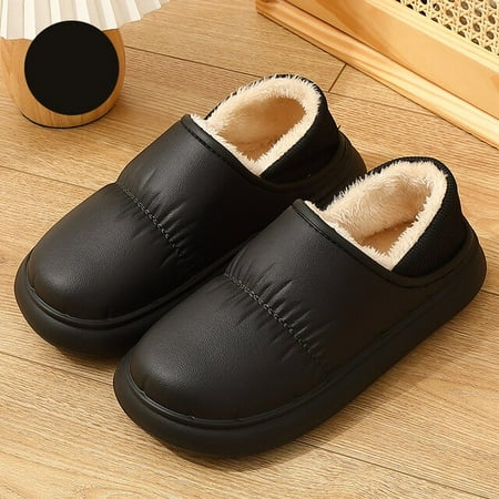 PIKADINGNIS Indoors Winter Women Men Waterproof EVA Warm Fur Slippers Warm Non-Slip Cotton Shoes Outdoor Home Thick Flat Ladies Shoes
PIKADINGNIS Indoors Winter Women Men Waterproof EVA Warm Fur Slippers Warm Non-Slip Cotton Shoes Outdoor Home Thick Flat Ladies Shoes