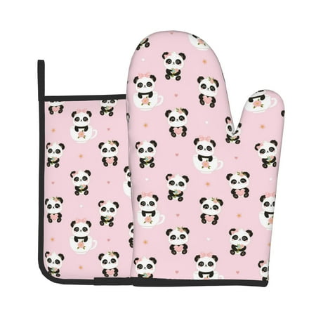 Bingfone Cute Kawaii Panda Print Oven Mitts Pot Holders Set 2 PCS for Kitchen for Cooking Grilling Baking BBQ Pot Holders Cook Essentials
Bingfone Cute Kawaii Panda Print Oven Mitts Pot Holders Set 2 PCS for Kitchen for Cooking Grilling Baking BBQ Pot Holders Cook Essentials