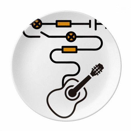 Route Light Instrument Guitar Plate Decorative Porcelain Salver Tableware Dinner Dish
Route Light Instrument Guitar Plate Decorative Porcelain Salver Tableware Dinner Dish