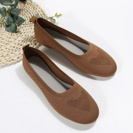Women s Knitted Ballet Flats Lightweight Breathable Solid Color Slip On Shoes Casual Walking Shoes
Women s Knitted Ballet Flats Lightweight Breathable Solid Color Slip On Shoes Casual Walking Shoes