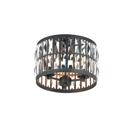 Maxim 21810BCBK Madeline 3 Light Flush Mount Black