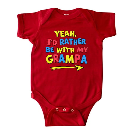 Inktastic Yeah I d Rather be with My Grampa in Red Yellow and Blue Gift Baby Boy or Baby Girl Bodysuit
Inktastic Yeah I d Rather be with My Grampa in Red Yellow and Blue Gift Baby Boy or Baby Girl Bodysuit