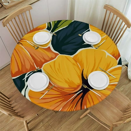 Palnkart Flowers Leaves Square Round Table Cover Stain Resistant Washable for Indoor Outdoor Kitchen Dining Wedding Parties 100% Polyester Fiber 54-58
Palnkart Flowers Leaves Square Round Table Cover Stain Resistant Washable for Indoor Outdoor Kitchen Dining Wedding Parties 100% Polyester Fiber 54-58