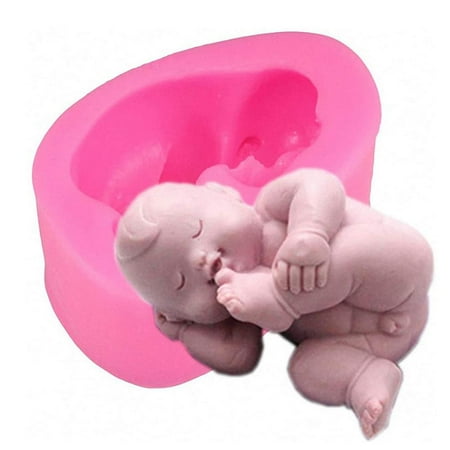 ELENXS 3D Baby Silicone Mold Sugar Chocolate Mold Fondant Cake Decorating Tool Cute DIY Sleeping Baby Shower Making Candy Mould
ELENXS 3D Baby Silicone Mold Sugar Chocolate Mold Fondant Cake Decorating Tool Cute DIY Sleeping Baby Shower Making Candy Mould