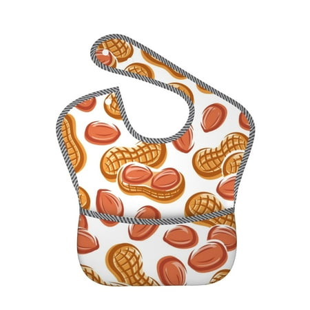 Bingfone Mess-Proof Baby Bib - Waterproof Bib for Baby Boy or Girl with Food Catcher Pocket Unisex-Peanuts4
Bingfone Mess-Proof Baby Bib - Waterproof Bib for Baby Boy or Girl with Food Catcher Pocket Unisex-Peanuts4