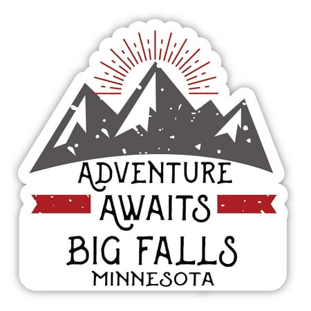 Big Falls Minnesota Souvenir 4-Inch Magnet Adventure Awaits Design
