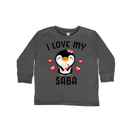 Inktastic I Love My Saba with Cute Penguin and Hearts Gift Toddler Toddler Girl Long Sleeve T-Shirt
Inktastic I Love My Saba with Cute Penguin and Hearts Gift Toddler Toddler Girl Long Sleeve T-Shirt