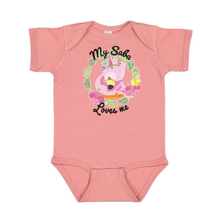 Inktastic Baby Flamingo My Saba Loves Me with Flower Wreath Gift Baby Boy or Baby Girl Bodysuit
Inktastic Baby Flamingo My Saba Loves Me with Flower Wreath Gift Baby Boy or Baby Girl Bodysuit