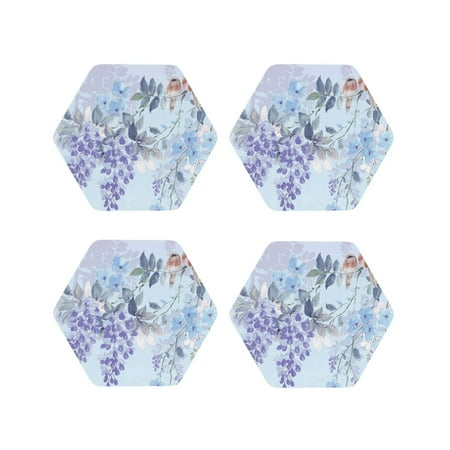 Pofeuu Bird Butterfly Stripe Print Coasters for Drinks 4Pack PU Leather Coasters Bar Drink Coasters for Tabletop Protection Furniture from Damage-Hexagon
Pofeuu Bird Butterfly Stripe Print Coasters for Drinks 4Pack PU Leather Coasters Bar Drink Coasters for Tabletop Protection Furniture from Damage-Hexagon