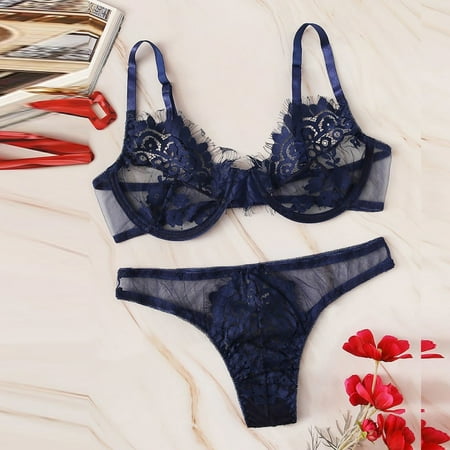 Yuelianxi Women Fashion-Lingerie Nightwear Underwear Lace Bra Set Sleepwear S-2XL
Yuelianxi Women Fashion-Lingerie Nightwear Underwear Lace Bra Set Sleepwear S-2XL