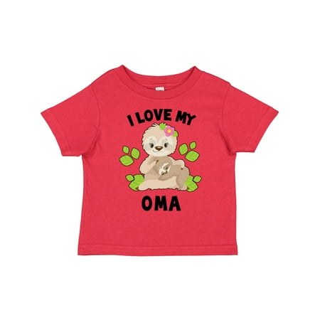Inktastic Cute Sloth I Love My Oma with Green Leaves Gift Toddler Boy or Toddler Girl T-Shirt
Inktastic Cute Sloth I Love My Oma with Green Leaves Gift Toddler Boy or Toddler Girl T-Shirt