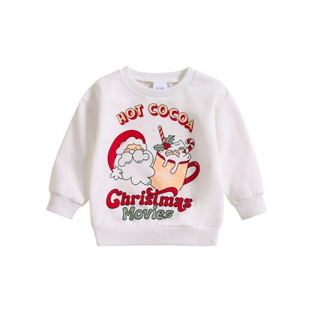 Baby Girl Boy Christmas Sweatshirt Crewneck Long Sleeve Pullovers Toddler Casual Fall Tops
Baby Girl Boy Christmas Sweatshirt Crewneck Long Sleeve Pullovers Toddler Casual Fall Tops