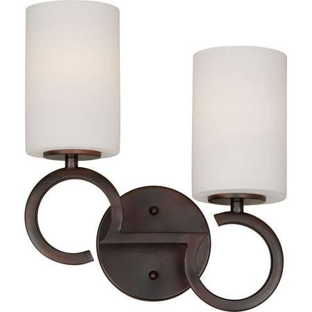 Forte Lighting 5085-02 2 Light Bathroom Vanity - Bronze