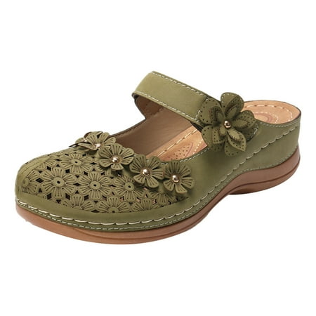 Womens Sandals Sandals for Women Ladies Girls Comfortable Hollow Out Round Toe Wedges Slippers Women S Sandals Pu Green 41
Womens Sandals Sandals for Women Ladies Girls Comfortable Hollow Out Round Toe Wedges Slippers Women S Sandals Pu Green 41