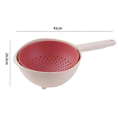 Creativity Double Drain Bast Bowl Kitchen Plastic Washing Storage Bast Strainers Bowls Drainer Vegetable Cleaning Colander
Creativity Double Drain Bast Bowl Kitchen Plastic Washing Storage Bast Strainers Bowls Drainer Vegetable Cleaning Colander