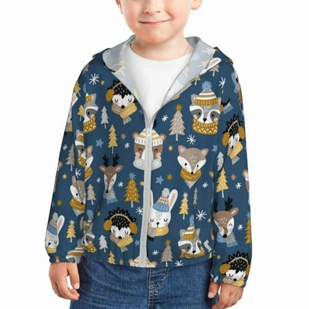 Gaeub Winter Animal Friends Print Athletic Sun Protection Hoodie for Kids Long Sleeve Outdoor UV Shirt Running Fishing Top for Boys Girls-18 Months
Gaeub Winter Animal Friends Print Athletic Sun Protection Hoodie for Kids Long Sleeve Outdoor UV Shirt Running Fishing Top for Boys Girls-18 Months