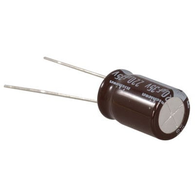 SimplyASP Tech 220 uF 35 Volt Radial Capacitor