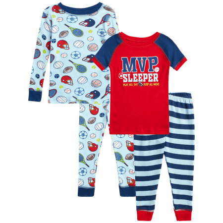 Koala Baby Boys Pajama Set - 4-Piece Snug Fit Long Sleeve Shirt T-Shirt and Sleepwear Jogger Pants (Infant)
Koala Baby Boys Pajama Set - 4-Piece Snug Fit Long Sleeve Shirt T-Shirt and Sleepwear Jogger Pants (Infant)