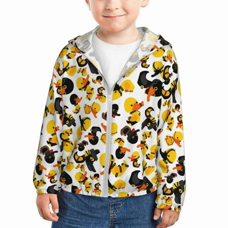Ocsxa Duck In Black Suit1 Print Kids Active Zipper Sun Protection Jacket Boys Girls Hooded Cooling Shirt-18 Months
Ocsxa Duck In Black Suit1 Print Kids Active Zipper Sun Protection Jacket Boys Girls Hooded Cooling Shirt-18 Months