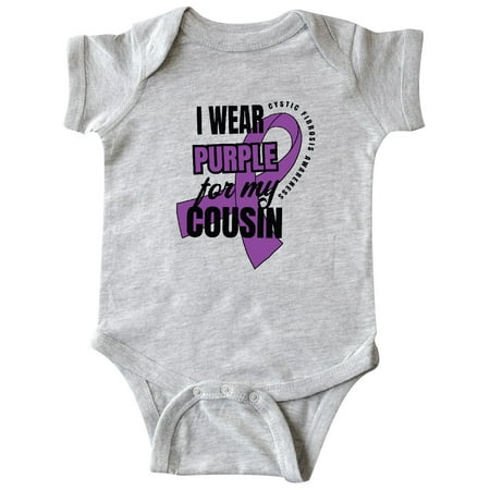 Inktastic I Wear Purple For My Cousin Cystic Fibrosis Awareness Gift Baby Boy or Baby Girl Bodysuit
Inktastic I Wear Purple For My Cousin Cystic Fibrosis Awareness Gift Baby Boy or Baby Girl Bodysuit