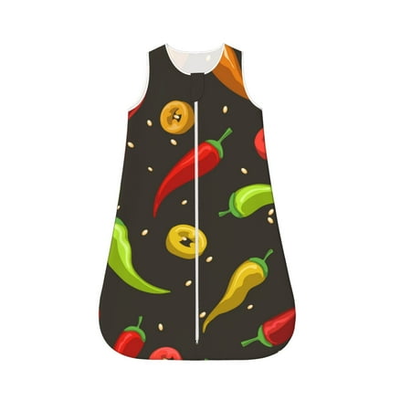 Fotbe Chili2 Pattern Sleep Sack - Baby Wearable Blanket with Zipper Extra Soft Cotton Sleeveless Sleeping Bag for Infants-X-Large
Fotbe Chili2 Pattern Sleep Sack - Baby Wearable Blanket with Zipper Extra Soft Cotton Sleeveless Sleeping Bag for Infants-X-Large
