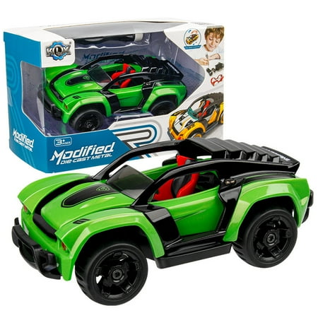 Pull Back Cars Toys Racing Vehicle Toys Educational Vehicles for Toddler Green