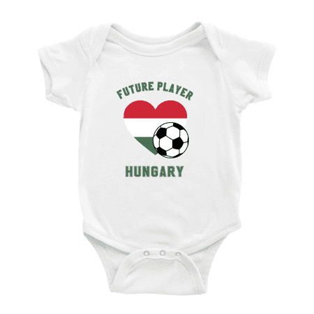 Future Soccer Player Hungary Soccer Fan Cute Baby Rompers Newborn Clothes Outfits (White 12-18 Months)
Future Soccer Player Hungary Soccer Fan Cute Baby Rompers Newborn Clothes Outfits (White 12-18 Months)