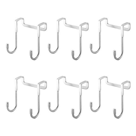Rosarivae 6Pcs Door Hanging Hooks Over the Door Hooks Household Door Hangers Stainless Steel Hooks
Rosarivae 6Pcs Door Hanging Hooks Over the Door Hooks Household Door Hangers Stainless Steel Hooks