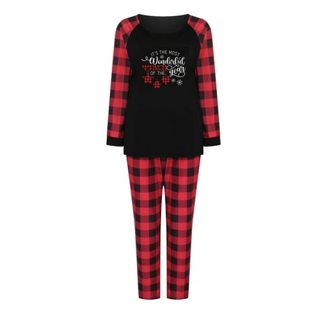 AnuirheiH Parent-child Pjs Attire Christmas Suits Patchwork Plaid Printed Homewear Round Neck Long Sleeve Pajamas Two-piece Dad Sets On Sale
AnuirheiH Parent-child Pjs Attire Christmas Suits Patchwork Plaid Printed Homewear Round Neck Long Sleeve Pajamas Two-piece Dad Sets On Sale
