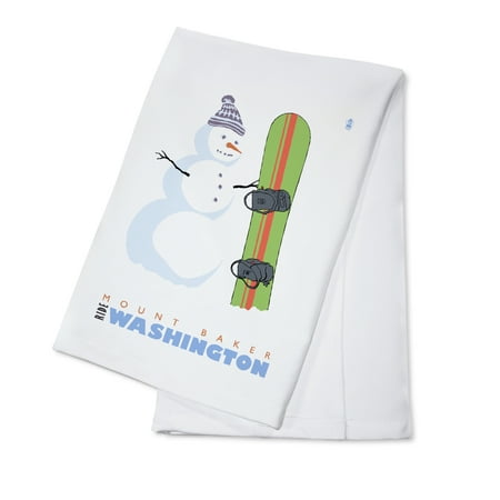 Mount Baker Washington Snowman with Snowboard (100% Cotton Tea Towel Decorative Hand Towel Kitchen and Home) 
Mount Baker Washington Snowman with Snowboard (100% Cotton Tea Towel Decorative Hand Towel Kitchen and Home)