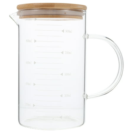 1 Set Heat Resistant Glass Measuring Cup Thickened Glass Measure Cup with Wood Cover
1 Set Heat Resistant Glass Measuring Cup Thickened Glass Measure Cup with Wood Cover