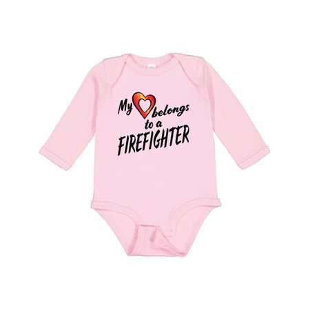Inktastic My Heart Belongs to a Firefighter with Red Heart Gift Baby Boy or Baby Girl Long Sleeve Bodysuit
Inktastic My Heart Belongs to a Firefighter with Red Heart Gift Baby Boy or Baby Girl Long Sleeve Bodysuit